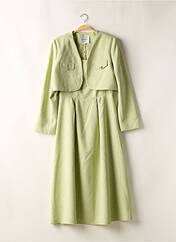 Ensemble robe vert LOVE & PASSION pour femme seconde vue