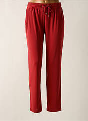 Pantalon droit rouge DIANA GALLESI pour femme seconde vue