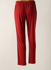 Pantalon droit rouge DIANA GALLESI pour femme seconde vue