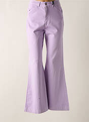 Pantalon flare violet LUMINA pour femme seconde vue