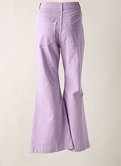 Pantalon flare violet LUMINA pour femme seconde vue