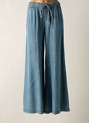 Pantalon large bleu ANGELA DAVIS pour femme