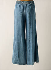 Pantalon large bleu ANGELA DAVIS pour femme seconde vue