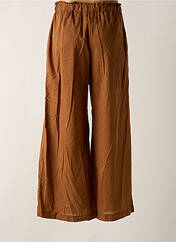 Pantalon large marron ANGELA DAVIS pour femme seconde vue