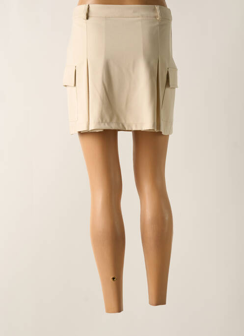 Jupe courte beige ANGELA DAVIS pour femme