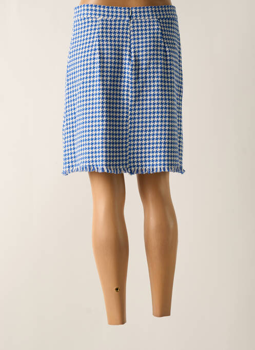 Jupe courte bleu DIANA GALLESI pour femme