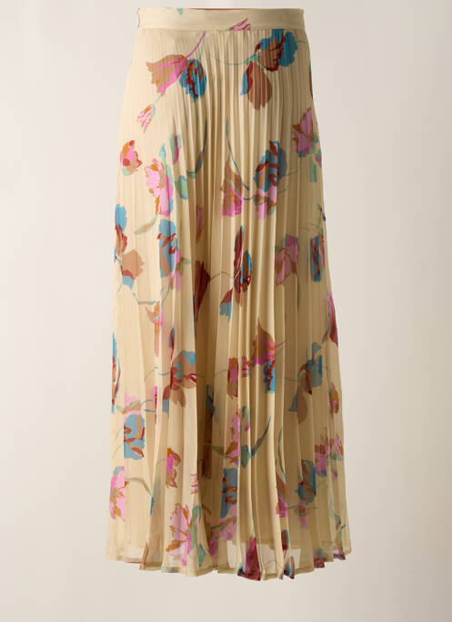 Jupe longue beige ANGELA DAVIS pour femme