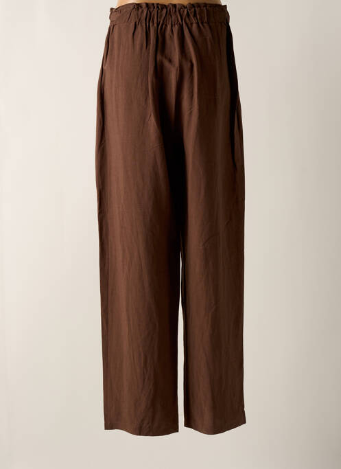 Pantalon droit marron ALTAMIRA pour femme
