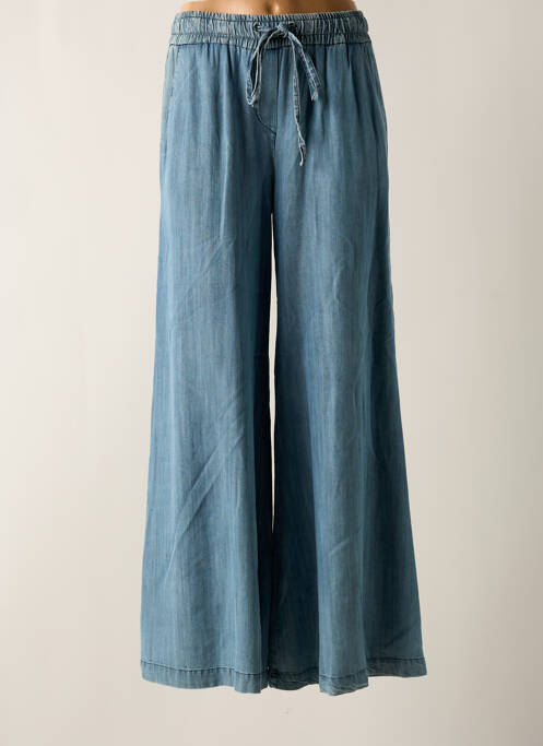 Pantalon large bleu ANGELA DAVIS pour femme