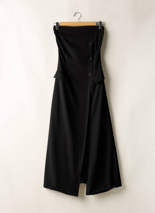 Robe longue noir ANGELA DAVIS pour femme