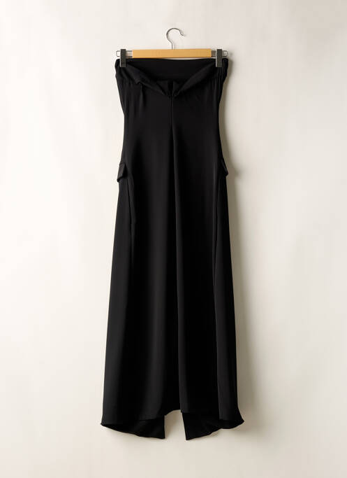 Robe longue noir ANGELA DAVIS femme