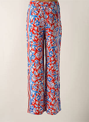 Pantalon droit rouge TOMMY HILFIGER femme