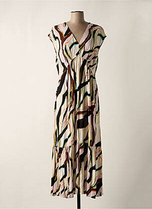 Robe longue beige ANDAM femme