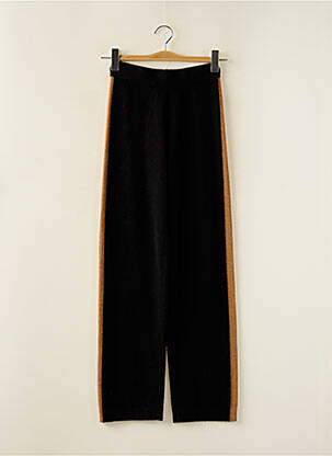 Pantalon droit noir CHARMING SMILE femme