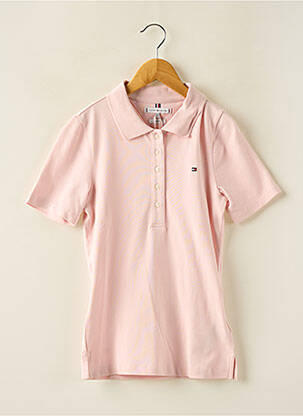Polo rose TOMMY HILFIGER femme
