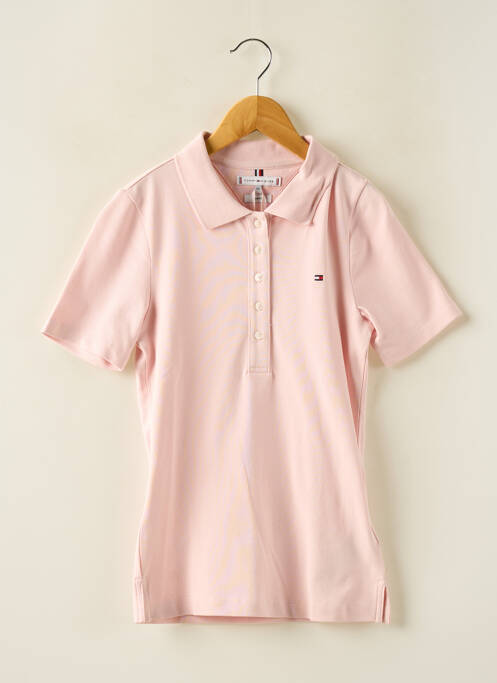 Polo rose TOMMY HILFIGER femme