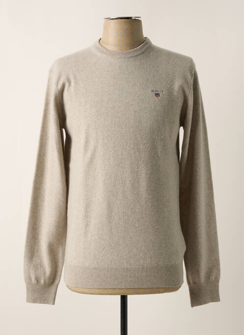 Pull col roulé gris GANT pour homme