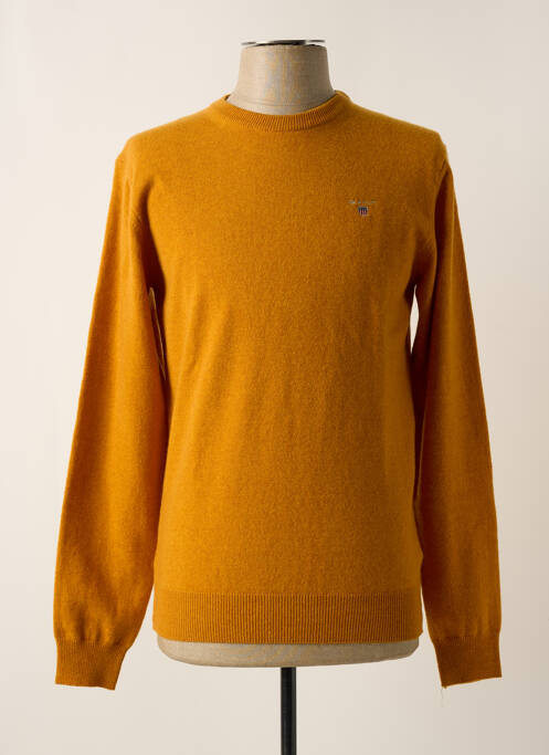 Pull col roulé jaune GANT pour homme