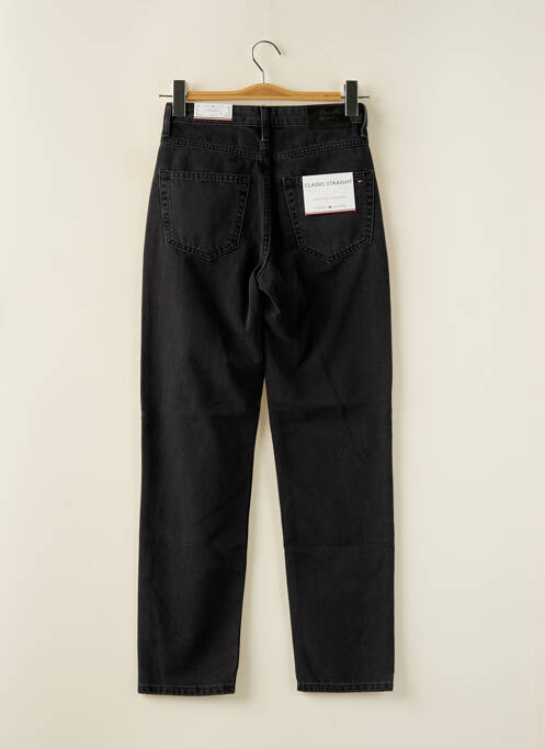Jeans coupe droite noir TOMMY HILFIGER pour femme