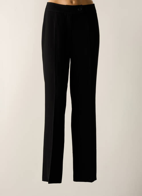 Pantalon droit noir TONI pour femme