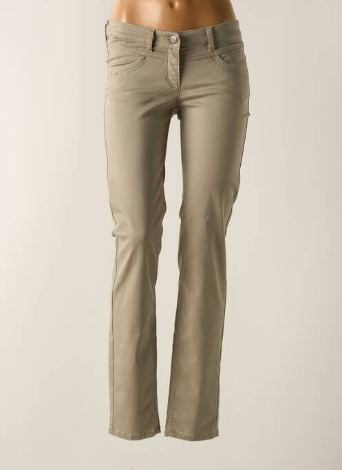 Pantalon slim gris TONI pour femme