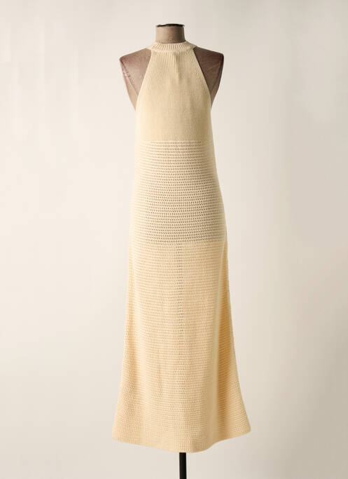 Robe longue beige TOMMY HILFIGER femme