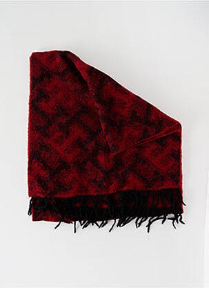 Echarpe maille opaque rouge TOMMY HILFIGER homme