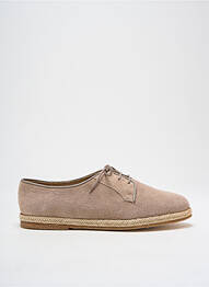 Espadrilles fermeture lacets talon plat jusqu'à 3cm beige BOBBIES femme