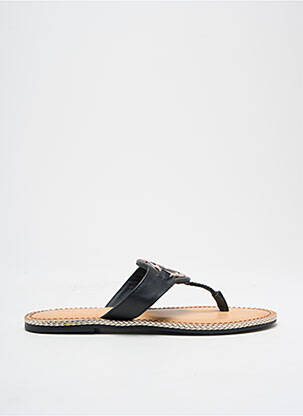 Tongs matière lisse talon plat jusqu'à 3cm noir TOMMY HILFIGER femme