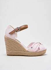 Espadrilles rose TOMMY HILFIGER pour femme seconde vue