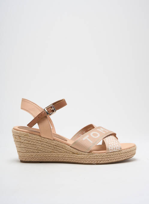 Espadrilles beige TOMMY HILFIGER pour femme