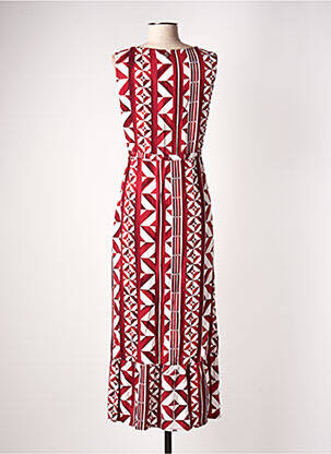 Robe longue sans manche sans manche rouge STREET ONE femme