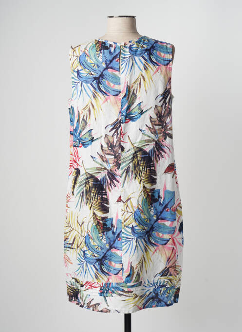Robe mi-longue sans manche sans manche blanc CECIL femme