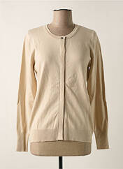 Gilet manches longues beige SCORZZO pour femme seconde vue