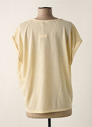 Top manches courtes manches courtes beige GEISHA femme