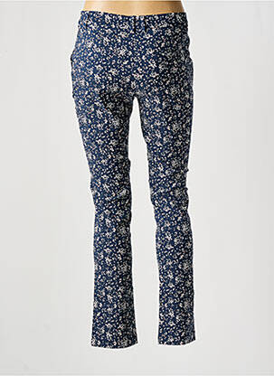 Pantalon slim poches bleu ÉTYMOLOGIE femme