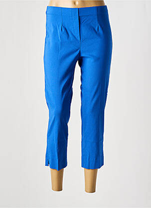 Pantacourt taille élastique bleu MADE IN SENS femme