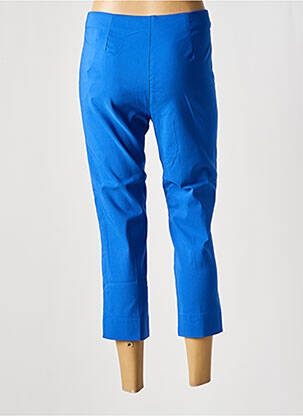 Pantacourt taille élastique bleu MADE IN SENS femme