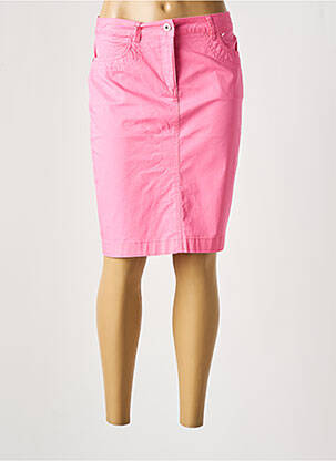 Jupe courte poches rose BRANDTEX femme