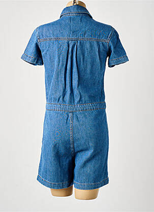 Combishort fermeture boutonnée sur le devant manches courtes bleu LEE COOPER femme
