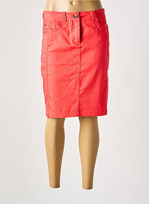 Jupe courte rouge BRANDTEX pour femme