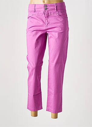 Pantalon 7/8 violet C'EST BEAU LA VIE pour femme