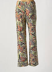 Pantalon droit vert GEISHA pour femme seconde vue