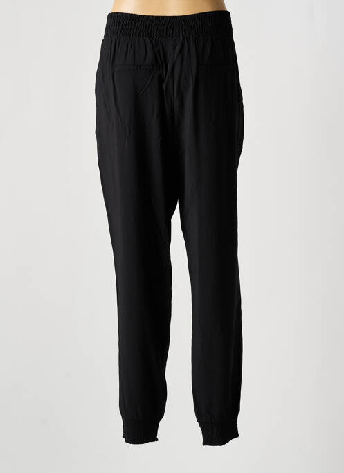 Pantalon droit taille élastique noir CREAM femme
