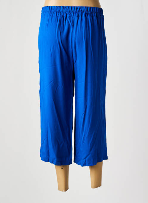 Pantacourt coupe droite bleu QUATTRO femme