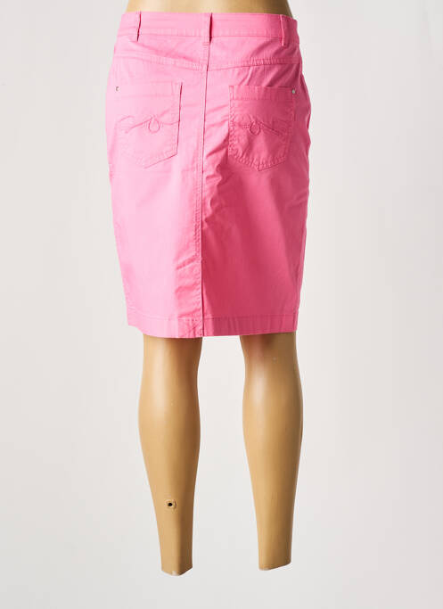 Jupe courte rose BRANDTEX pour femme