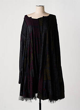 Robe mi-longue noir BLACK LABEL femme