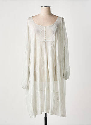 Robe mi-longue gris BLACK LABEL femme