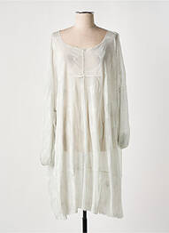 Robe mi-longue gris BLACK LABEL femme