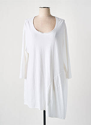 Robe mi-longue blanc BLACK LABEL femme
